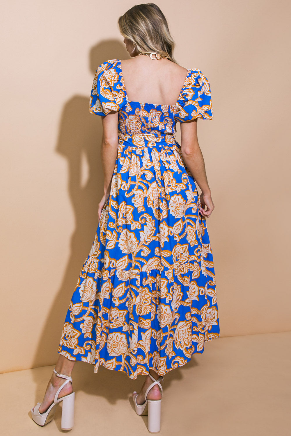 RUN TOWARDS LOVE POPLIN ANKLE DRESS Flying Tomato